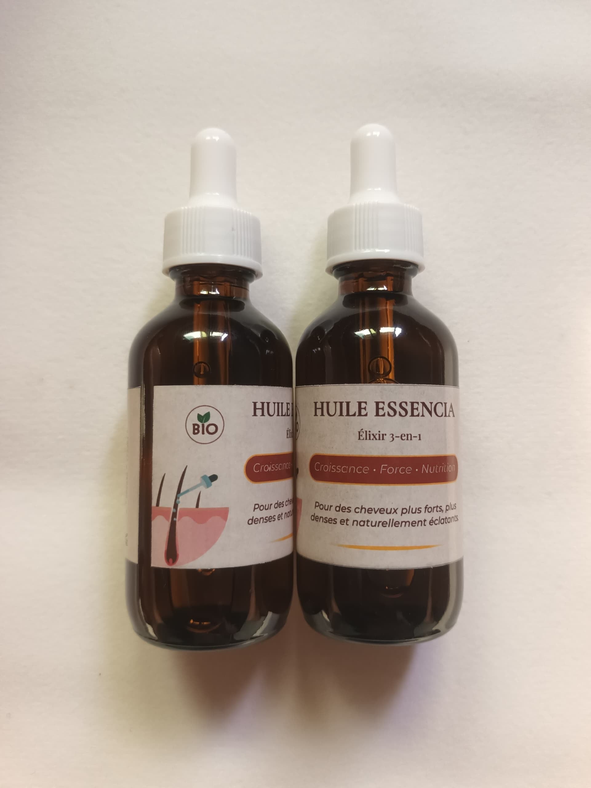 Élixir Capillaire 3-en-1 • Croissance, Force & Nutrition Intense